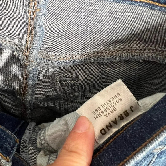 J Brand Brya Breathless distressed boot cut jeans distressed raw hem size 26 - Picture 10 of 11